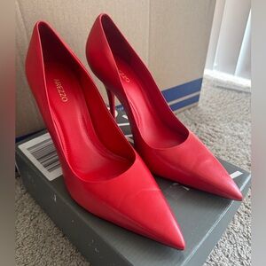 AREZZO Women's Red Stiletto Heels